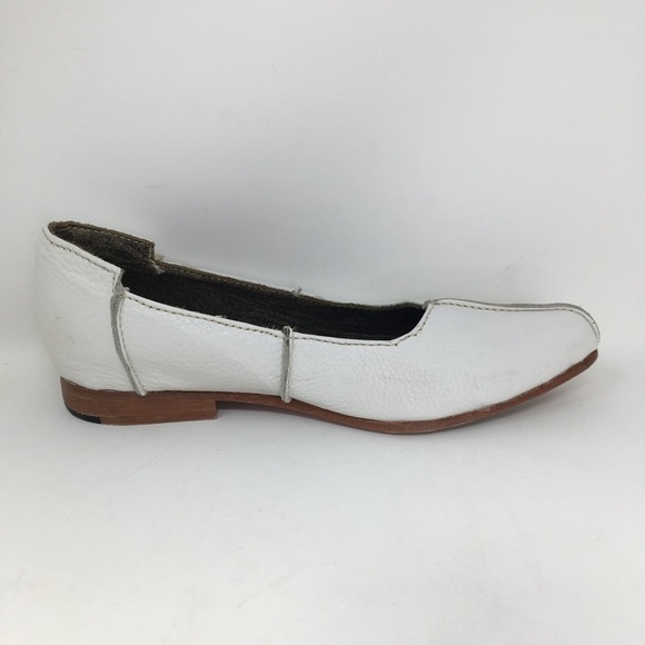 Jim Barnier Shoes Flats Skimmers White Leather 7.5 - Picture 11 of 12